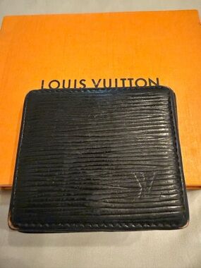 Louis Vuitton Black Epi Leather Coin Pouch